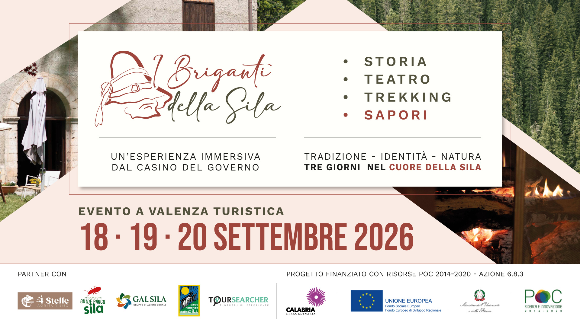 I Briganti della Sila, evento immersivo a Celico dal 18 al 20 settembre 2026
